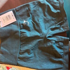 Gym shark Dark Teal Seamless Shorts